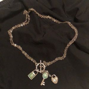 Jilzara Teaberry Multi-way Necklace with Charms